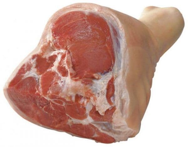 Pernil de cerdo de 20 a 25 lb 